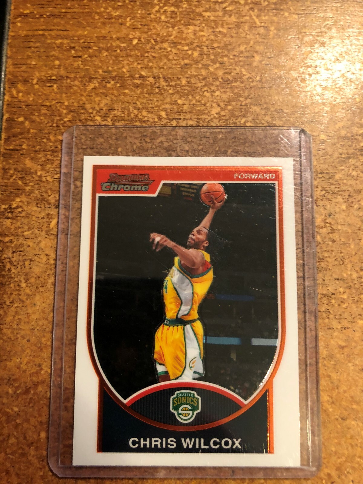 2007-08 Bowman Chrome Basketball # 63 Chris Wilcox