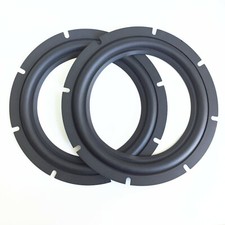 2 Pcs 10" 262mm Heavy Duty Bass Speaker Surrounds Rubber Edges Speaker Repair
