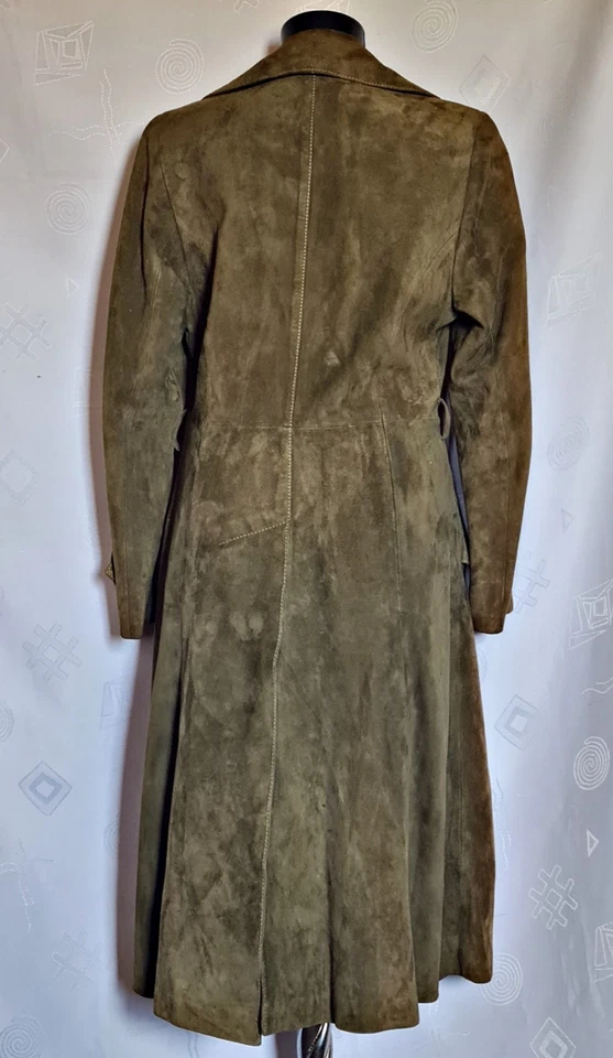 CHAQUETA ABRIGO VINTAGE ELEGANCIA TRACHTEN OKTOBERFEST DIRNDL CUERO MUJER US10/EU38 Foto 3 de 4