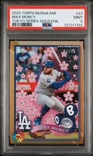 🔥🔥🔥PSA 9🔥🔥🔥2025 Topps Murakami MAX MUNCY Tokyo Series Gold Foil /50