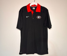 Nike Dri-Fit UGA Georgia Bulldogs Polo Shirt Men Size M