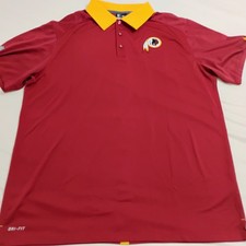 Nike DriFit Men's On Field Apparel Washington Redskins Polo Shirt XL