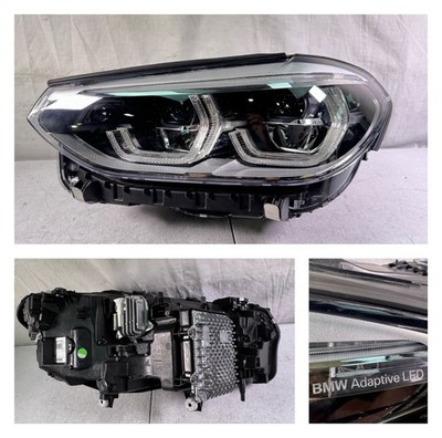2018 2019 2020 2021 BMW X3 X4 G01 LEFT DRIVER LH AFS LED ADAPTIVE HEADLIGHT OEM