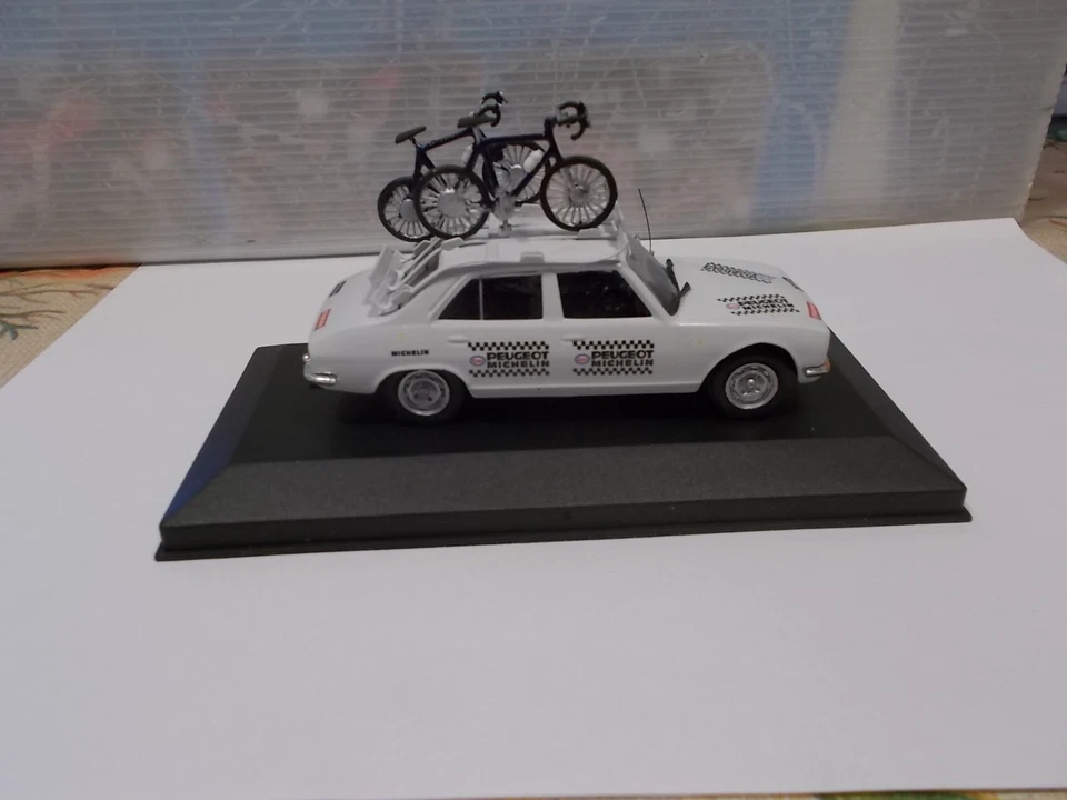 cp.43 peugeot 504 ammiraglia peugeot michelin tour de france sc1/43 - Immagine 3 di 4