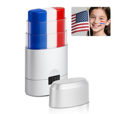 Red White and Blue Face Body Paint Sticks- Patriotic Pride 4Th of July Accessori