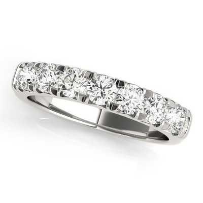 Top Qualität! Ehering Platin 2 kt DE/VS Rundschliff Laborgrown Diamant 7 Steine