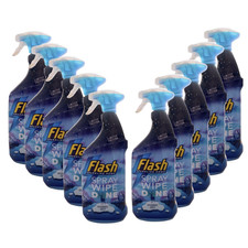 Flash Spray Wipe Done Multipurpose Cleaner Nordic Sky 10x 800ml 3.25 per litre