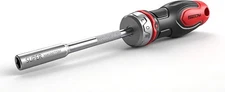 1/4″ Magnetic Ratcheting Screwdriver, Durable Bit Holding Screwdriver With Non