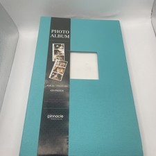 NEW Pinnacle Photo Album 4" x 6" Photos Black Ring Binder Holds 300 Pictures