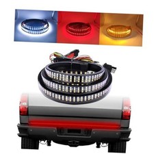 Truck Tailgate Light Bar Waterproof Triple Row LED Light Strip, Strip 59"