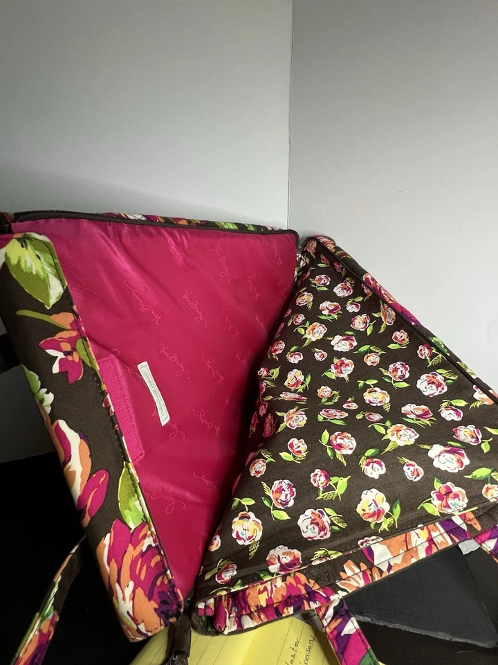 Vera Bradley “English Rose” Multi-Color Floral XL Laptop Bag 11 1/2 X 15 - Image 2 of 4