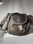 Radley Brown / Pink Detail Hand / Shoulder / Crossbody Handbag..