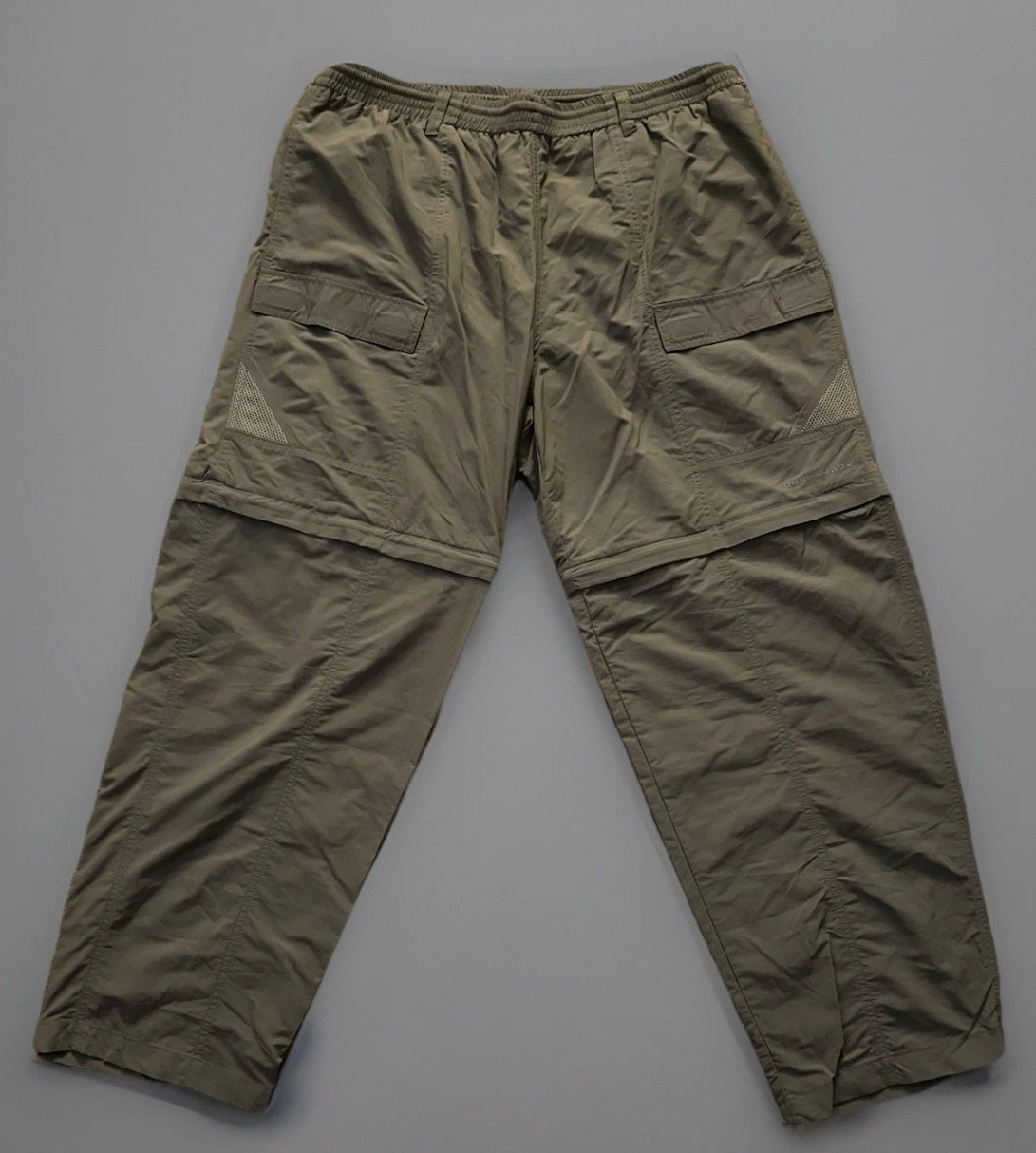 Columbia PFG Pants Omni Shade Convertible Shorts Hiking Outdoor Brown Large JBHS