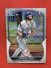 2023 BOWMAN CHROME PROSPECT MEGA BOX MOJO REFRACTOR SPENCER JONES 1ST RC .