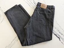 VTG 80's Levis 550 Orange Tab Relaxed Fit Jeans 38x30 Black Grunge Made In USA