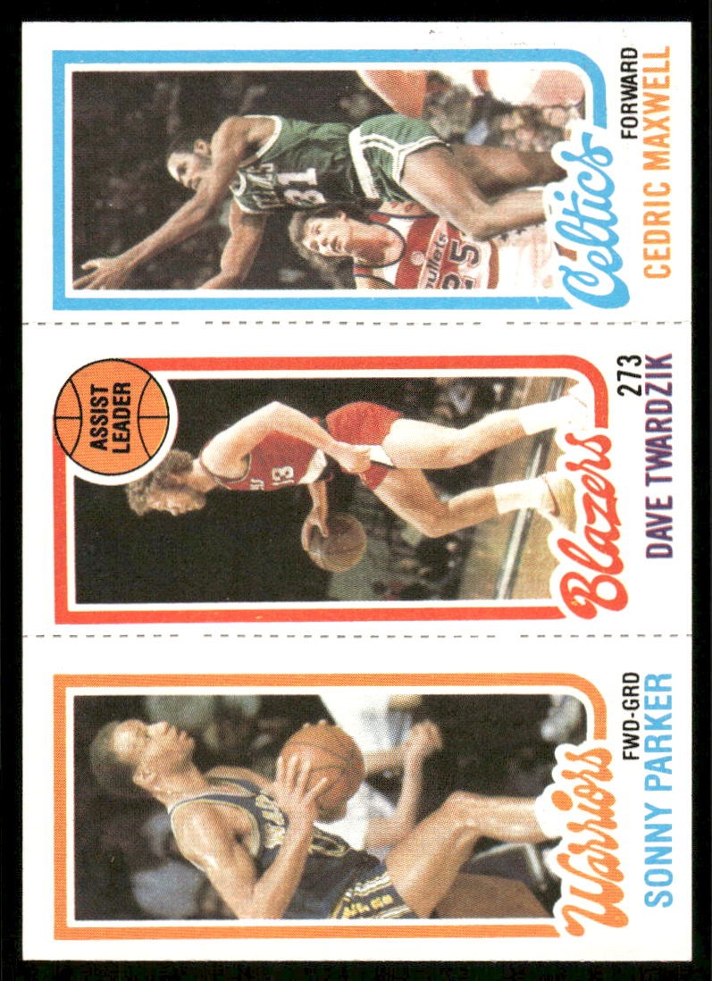 1980-81 Topps Sonny Parker / Dave Twardzik / Cedric Maxwell TL #39 / 98 / 197