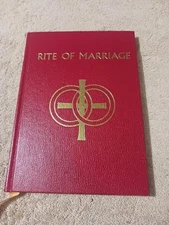 Rite of Marriage 1970 Roman Ritual Catholic Book Doctrine Ceremony Liturgy