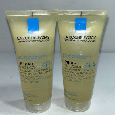 2 Sealed La Roche Posay Lipikar, Lipid Replenishing Cleansing Oil 100 ML Each 