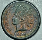 1888 INDIAN HEAD CENT~ BU MS Beautiful Red Toned