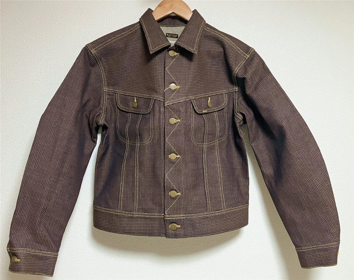 KAPITAL century denim westerner jacket regular no.5-s brown brand