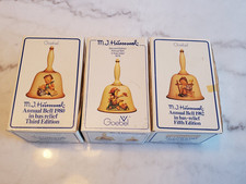 Vintage Goebel Hummel Annual Bells Lot of 3 1980 1979 1982 3rd 2nd 5th editions