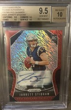 JARRETT STIDHAM 2019 Prizm Red Shimmer RC AUTO /25 SSP BGS 9.5 True Gem