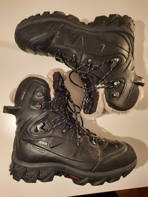 Salomon NYTRO GTX Winterstiefel Winterschuhe Schwarz 40 TOP