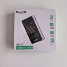 new sealed Fluentalk T1 Mini Translator Device 36 Languages