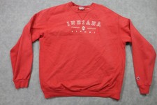 Vintage Indiana Hoosiers Sweatshirt Mens XL Red College Champion Alumni Crewneck