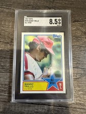 1983 Topps #398 Manny Trillo All Star Philadelphia Phillies SGC 8.5