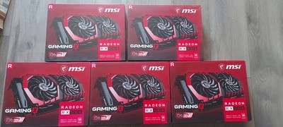 (+5) MSI Radeon RX 580 Gaming X 8GB GDDR5 Graphics Card. NOT TESTED