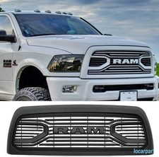 For Dodge Ram 1500 Grill 2009 2010 2011 2012 Upgrade Front Grille Wletter Black