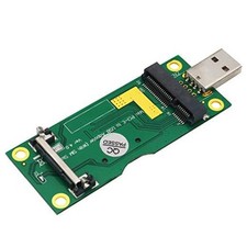 Mini PCI-E to USB Adapter with SIM Card Slot for 3G / 4G Network Cards green