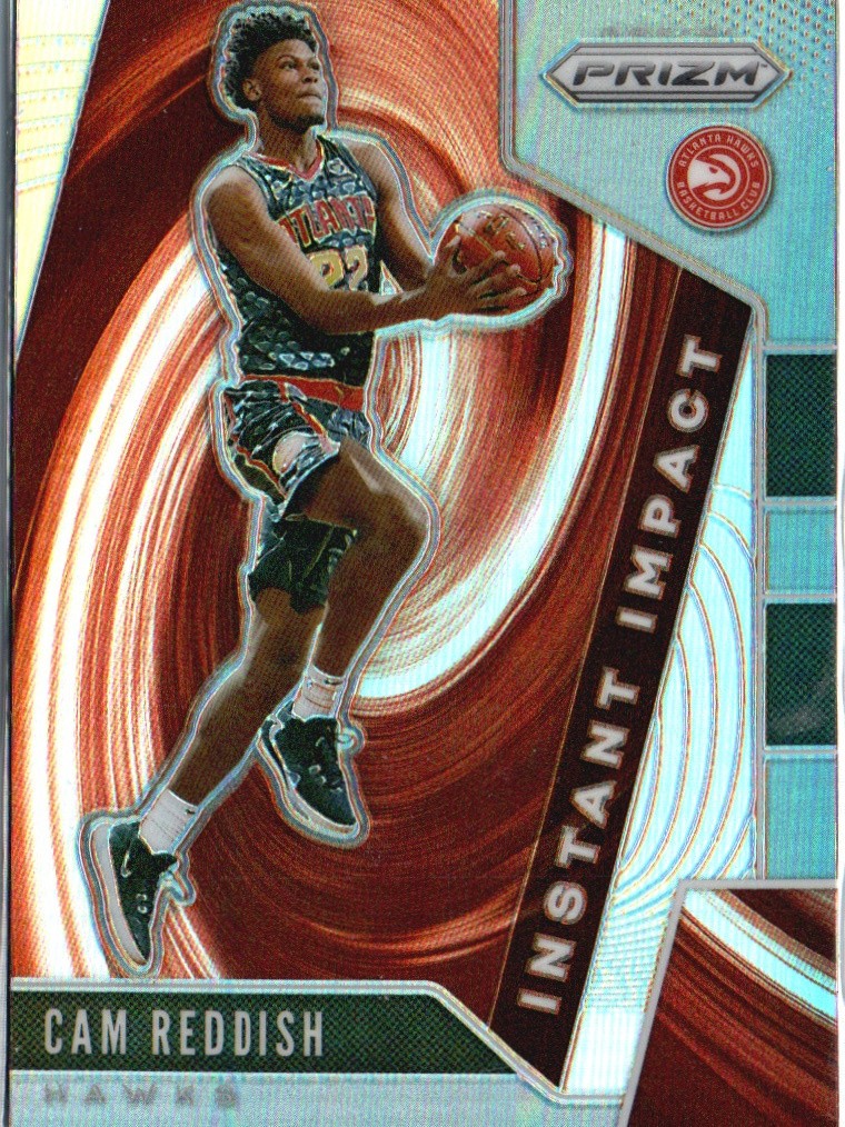 2019-20 Panini Prizm #18 Cam Reddish Instant Impact Silver