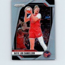 2024 Panini Prizm WNBA Katie Lou Samuelson #128 Silver Prizm Indiana Fever
