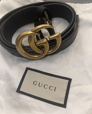 Authentic Gucci Marmont Double GG Women s Belt Size 85-34