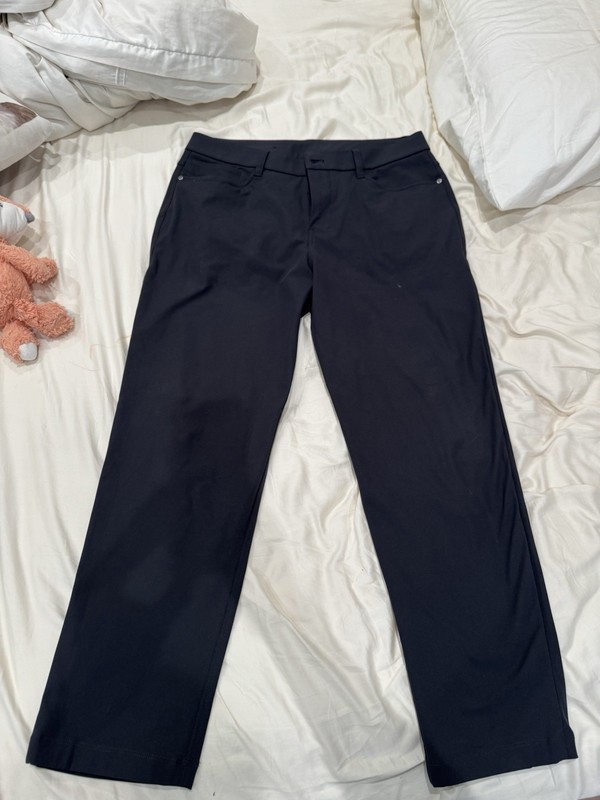 Men’s Lululemon ABC Classic Fit 5 Pocket Pants Warpstreme Size 32x30 Obsidian