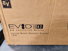 EVID C8.2 Ceiling 8 Ceiling Mount Speaker System Pair
