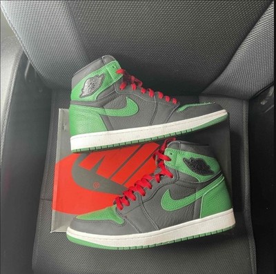 Men's Size 10 - Air Jordan 1 Retro High OG Pine Green 2.0 Basketball Sneakers