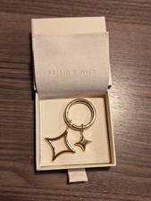 Astrid & Miyu Gold Cosmic Keyring Chain New