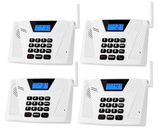 Wireless Intercom System 5300ft Range Full Duplex Hands Free Home Office 4 Pack