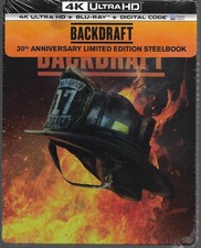 Backdraft (1991)[4K Ultra HD + Blu-ray + Digital] 30th Anniversary Steelbook NEW