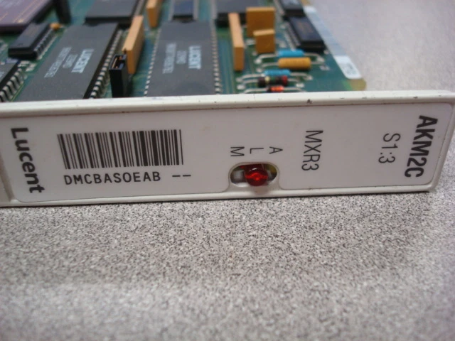 Tarjeta de unidad de potencia AKM2C Lucent DMCBASOEAB MXR3 S1:3 USADA Foto 3 de 3