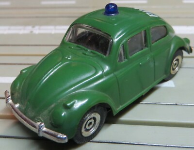 Faller AMS -- VW Käfer Polizei mit Flachankermotor, 60er Jahre Spielzeug(EBS298)