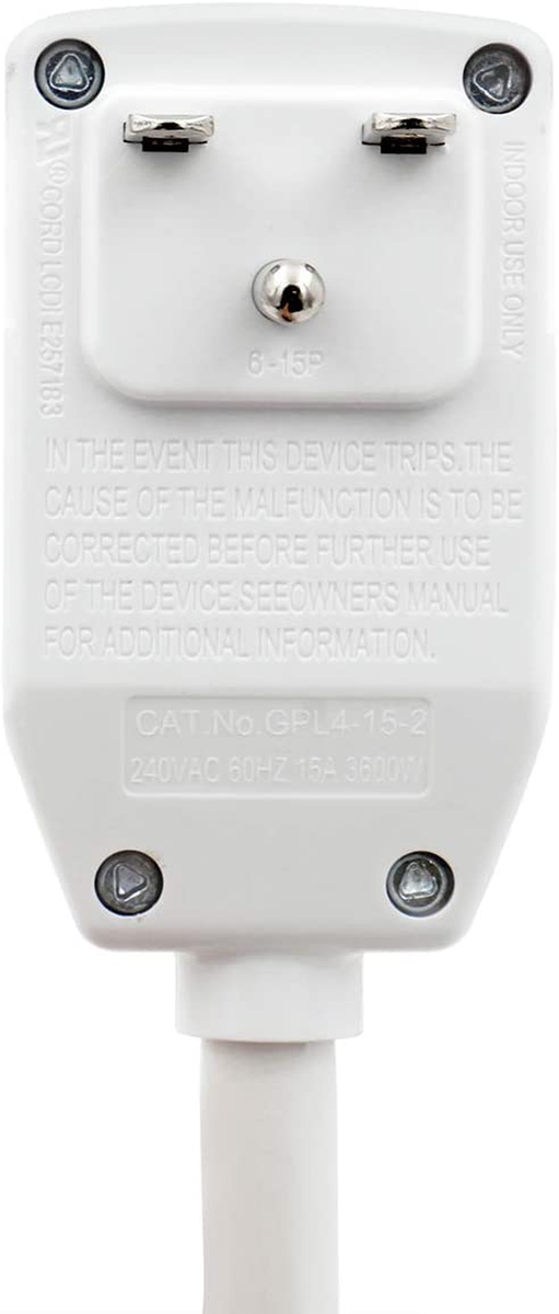 Baomain LCDI-24015 LCDI Power Cord GFCI Plug 240 VAC 60 HZ