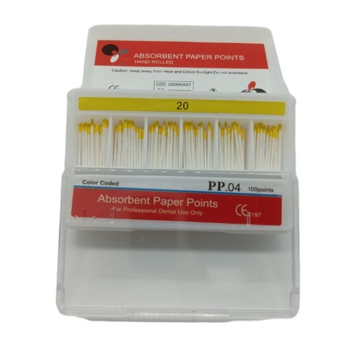 10Packs Dental Root Endodontics Absorbent Paper Points Taper 0.04 20# - Picture 8 of 8