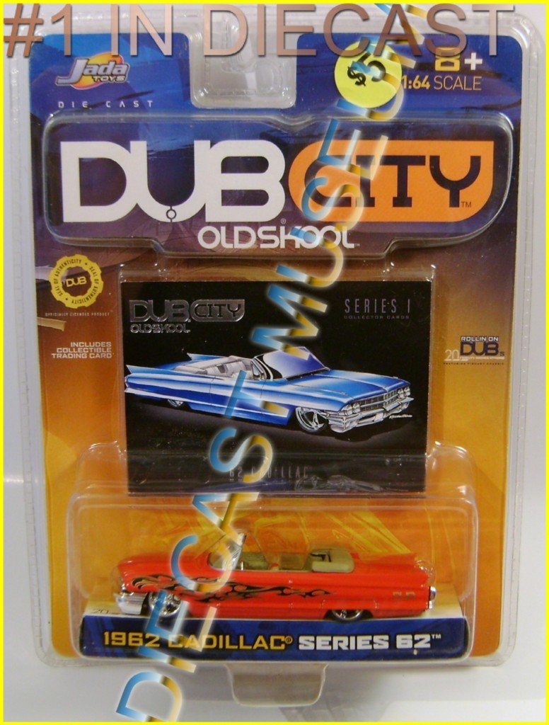 1962 &apos;62 CADILLAC SERIES 62 DUB CITY OLD SKOOL DIECAST JADA