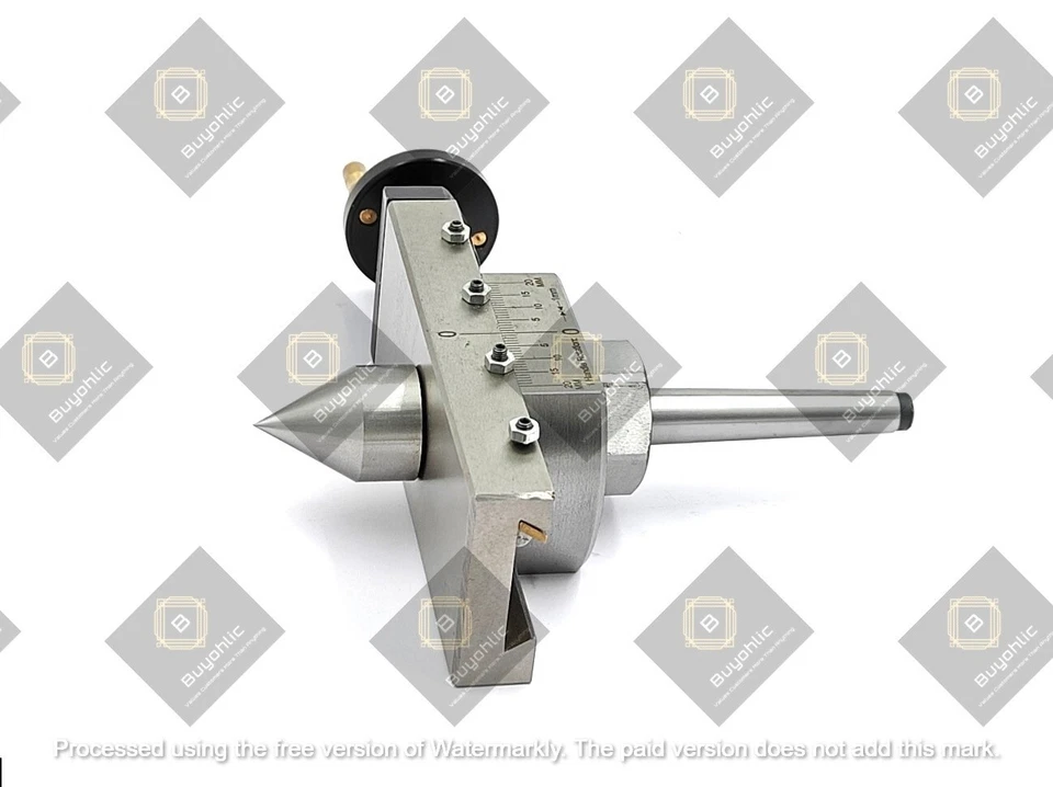 Taper Turning Attachment for Lathe Tailstock with Live & Dead Center Options - Image 4 of 4
