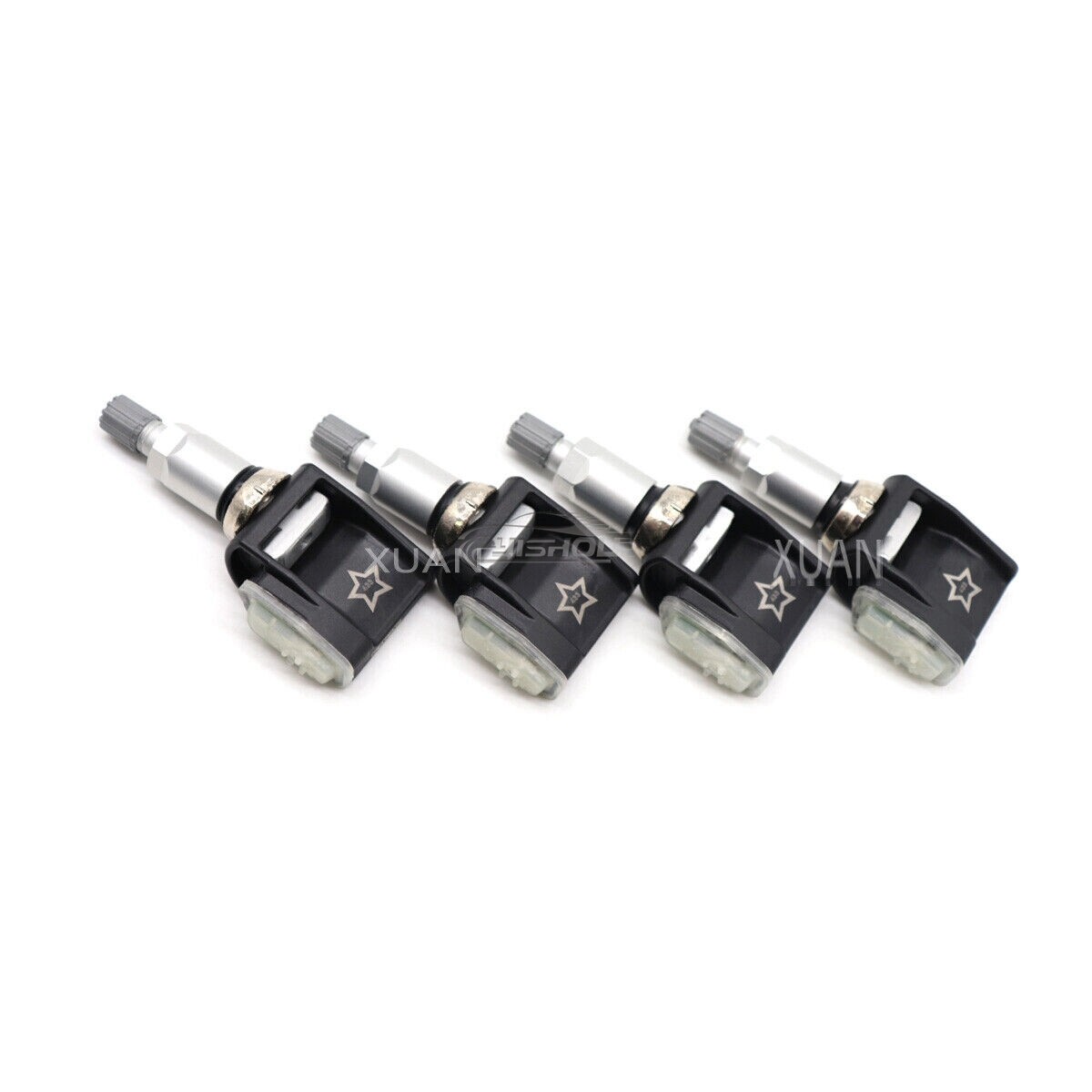 RDK Sensor RDKS Reifendrucksensor 4 Stück VENTIL SCHWARZ für BMW 3er F30 F31 F34