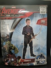 NEW Avengers Age of Ultron Hawkeye Deluxe Child costume Size Large 12-14 years